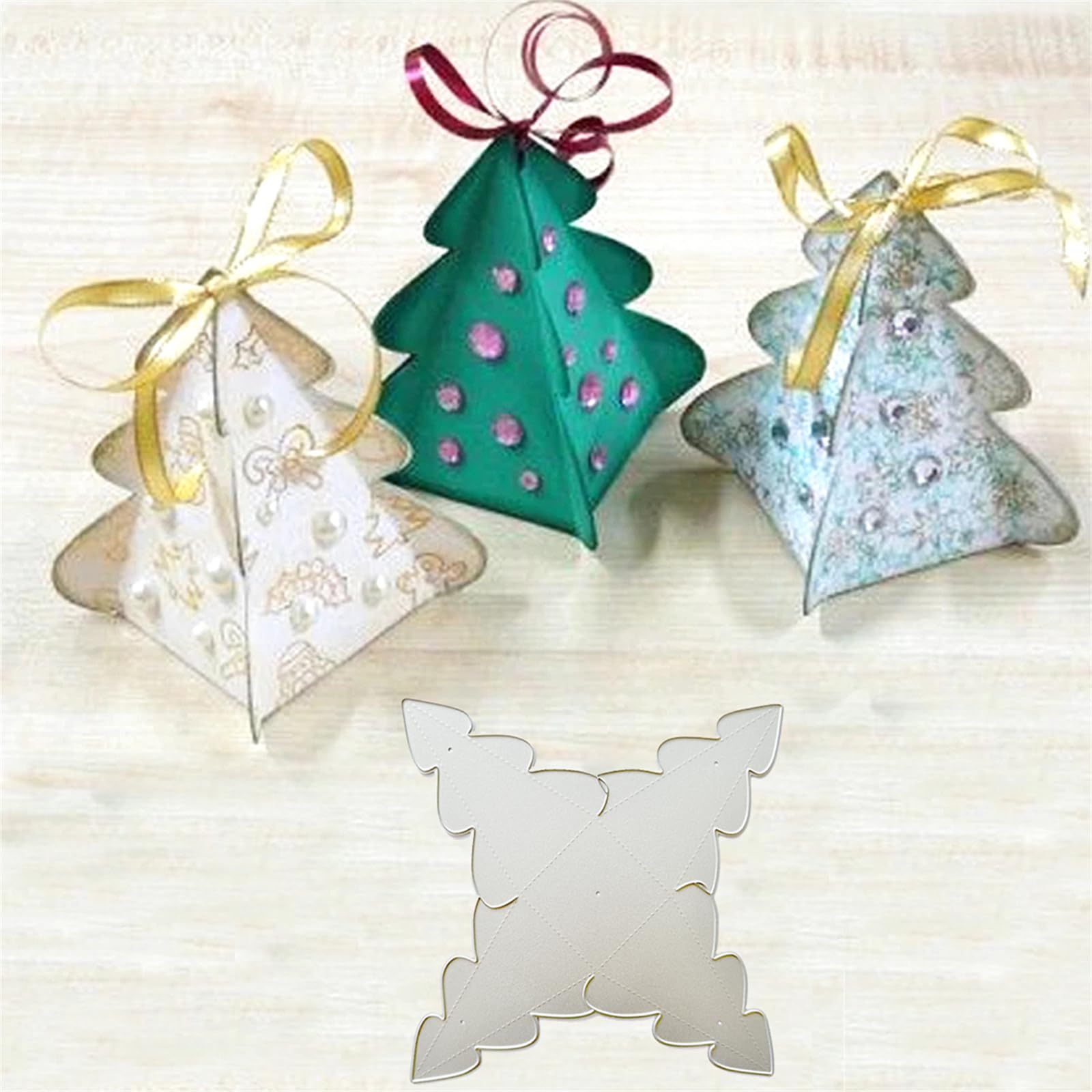 Fustella Metallica Per Scrapbooking 13,5x8 Cm | Motivo Blocco Laterale Per Biglietti E Album Fai-da-te