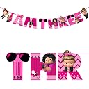 Zyozique Boss Baby Girl Theme 3rd Birthday Paper Banner Party Supplies for Kids Second Birthday Party Decorations Party Supplies Paper Banner gallery image