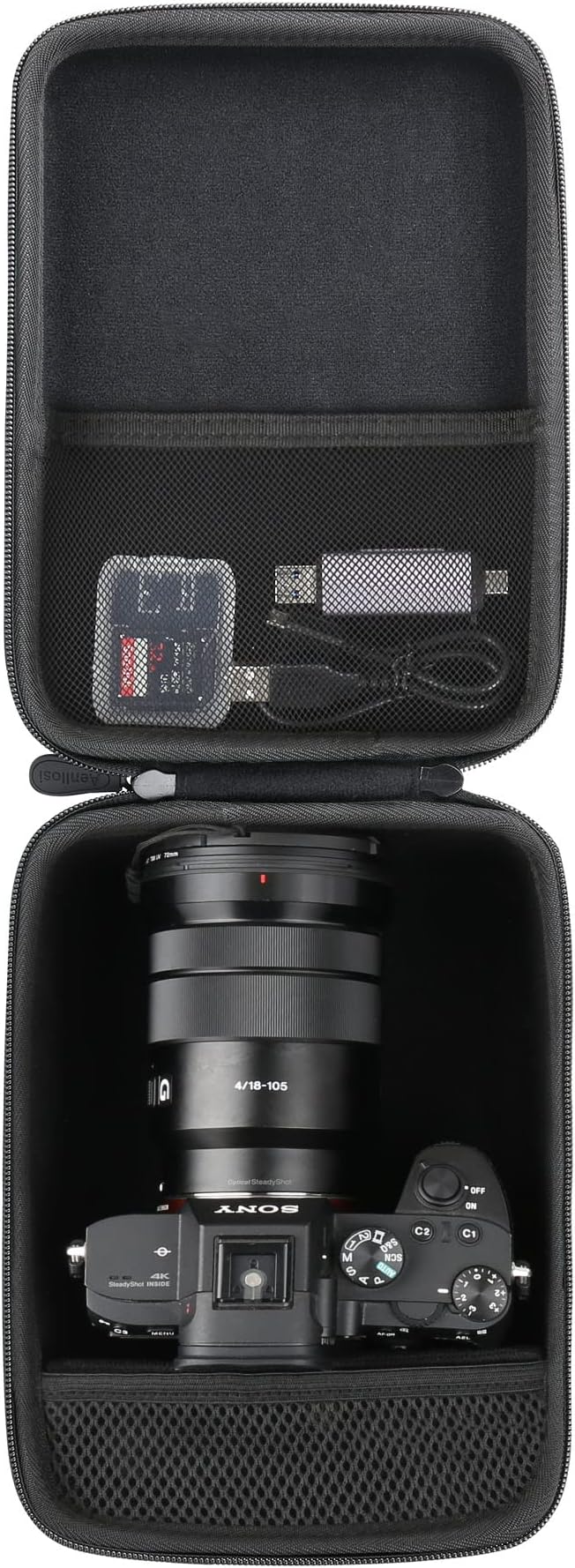 Hard Carrying Case Compatible with Sony Alpha 7 II III IV/7R V/Sony ILCE7M3B Full Frame Camera (Case Only)