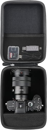 Aenllosi Funda rígida compatible con cámara Sony Alpha 7 II III IV7R VSony ILCE7M3B de fotograma completo (solo funda)