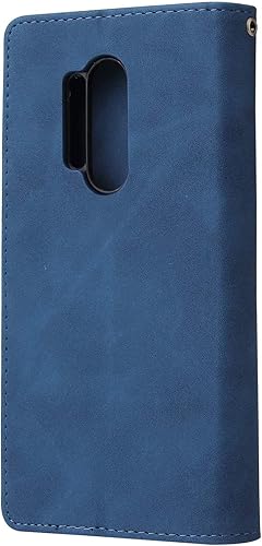 Miniatura 5 de Asuwish Funda compatible con OnePlus 8 Pro One Plus 8Pro 5G, protector de pantalla de vidrio templado y funda de cuero con tapa para tarjetas,