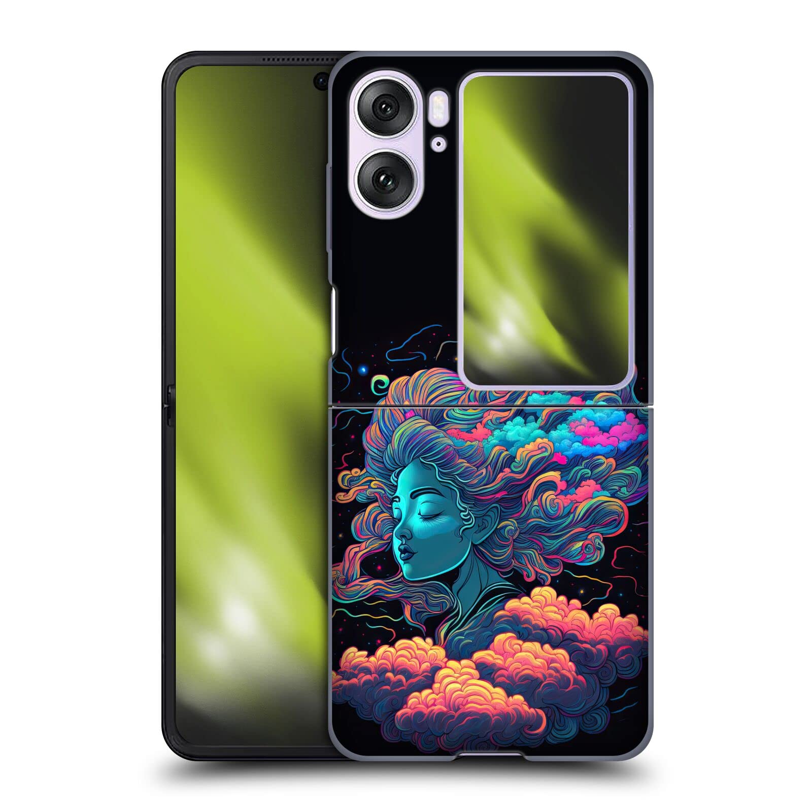 Head Case Designs Officially Licensed Wumples Cloud Goddess Aphrodite Cosmic Arts Hard Back Case Compatible with Oppo Find N2 Flip