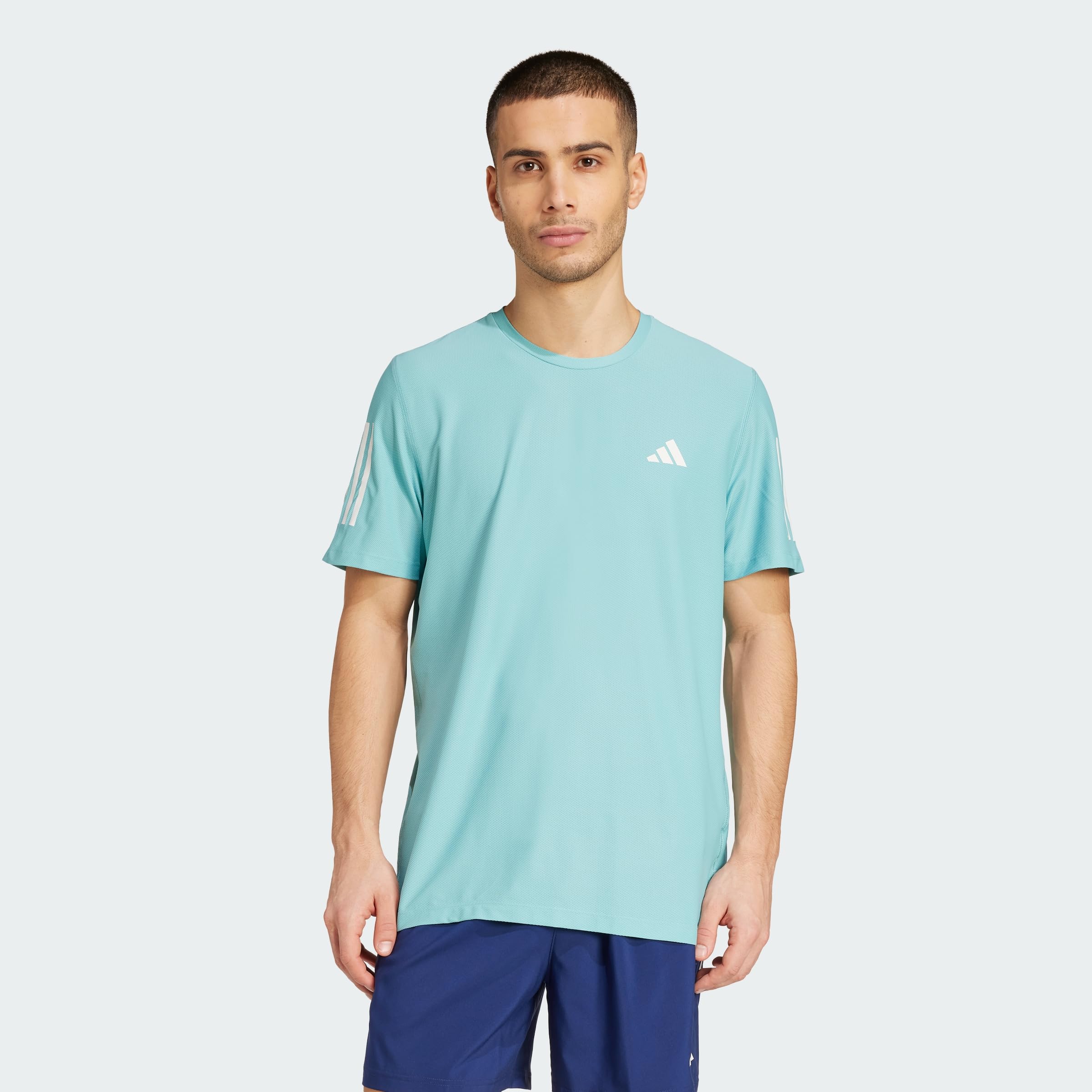 adidas Men's Own The Run Tee, Mint Ton, XXL