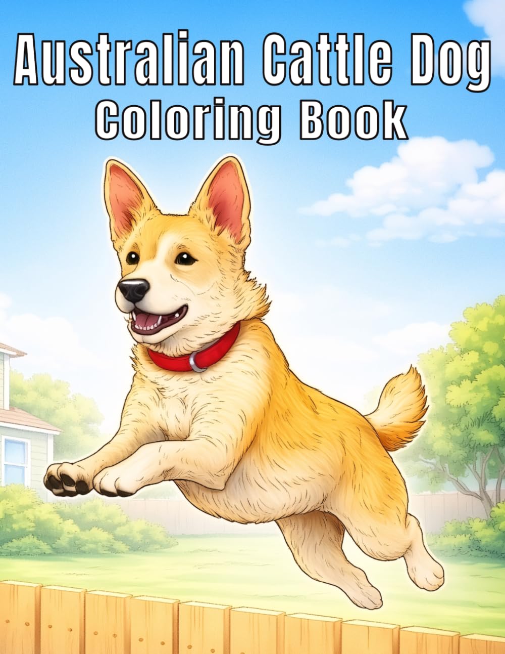 Australian Cattle Dog: Loyal and Energetic Dog Coloring Book Featuring Intelligent Working Dogs, Playful Farm Life, and Heartwarming Moments for Stress Relief and Creativity (My Cute Dogs Collection)