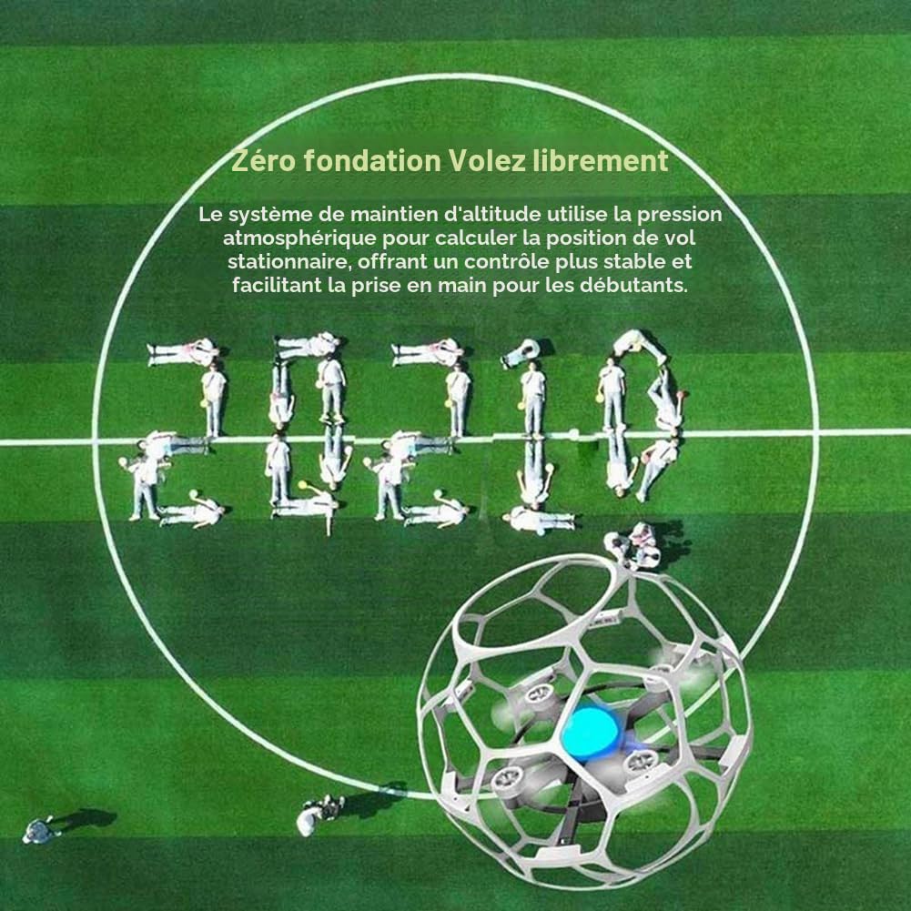 2.4G Dote de Football Drone Kids RC Drone Toys'S Children's Flight Training Professional Racing Drone avec HD FPV