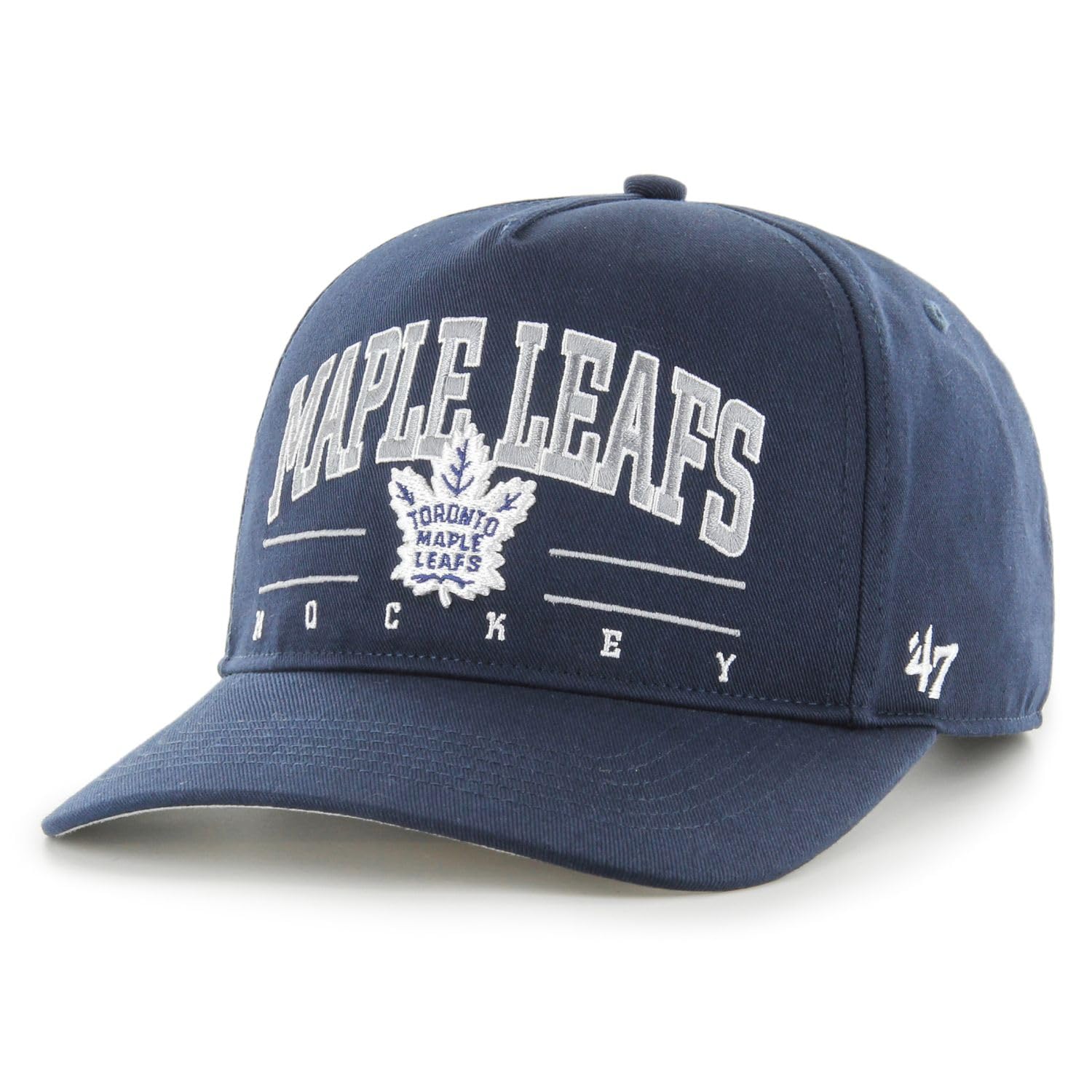 Men's Navy 47 Brand Snapback Cap - Hitch Roscoe Toronto Maple Leafs