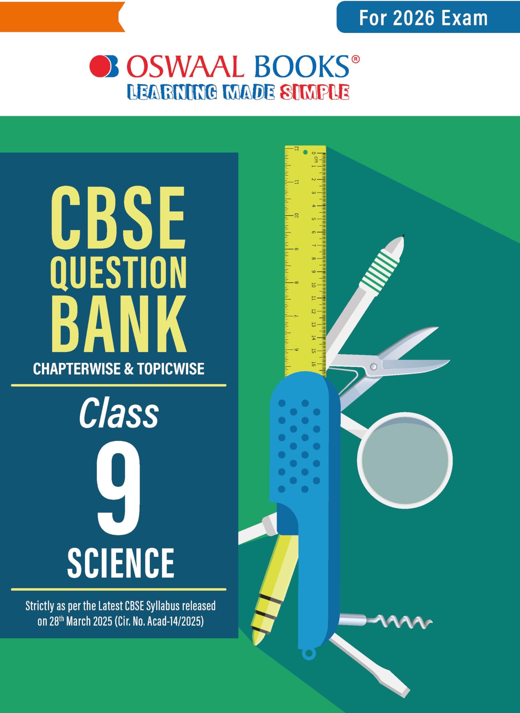 Oswaal Cbse Question Bank Class 9 Science for 2026 Exam