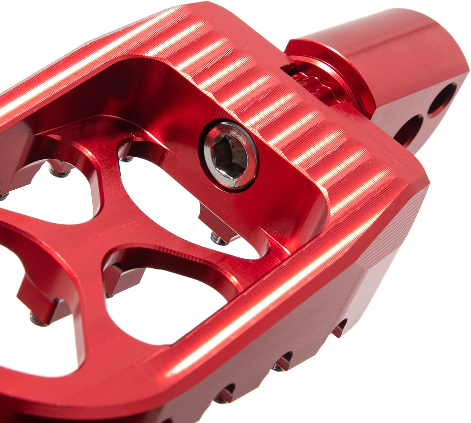 TOFR CNC Wide Fat Foot Rest MX Passenger Foot Pegs for Harley 2018-2023 Softail M8 Fat Bob FXFB FXFBS Fat Boy FLFB FLFBS Street Bob 114 107 FXFBS FXBB Lower Rider S FXLR FXLRS