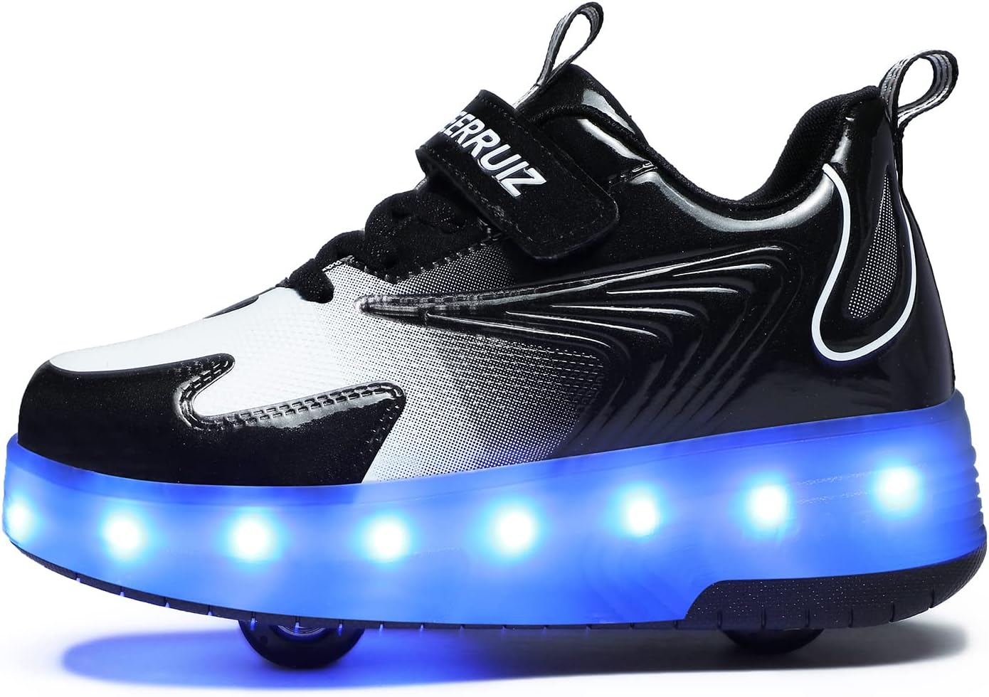 Kids Roller Skate Shoes - Light Up Wheels, Retractable Wheels Skates Sneakers for Boys & Girls Children
