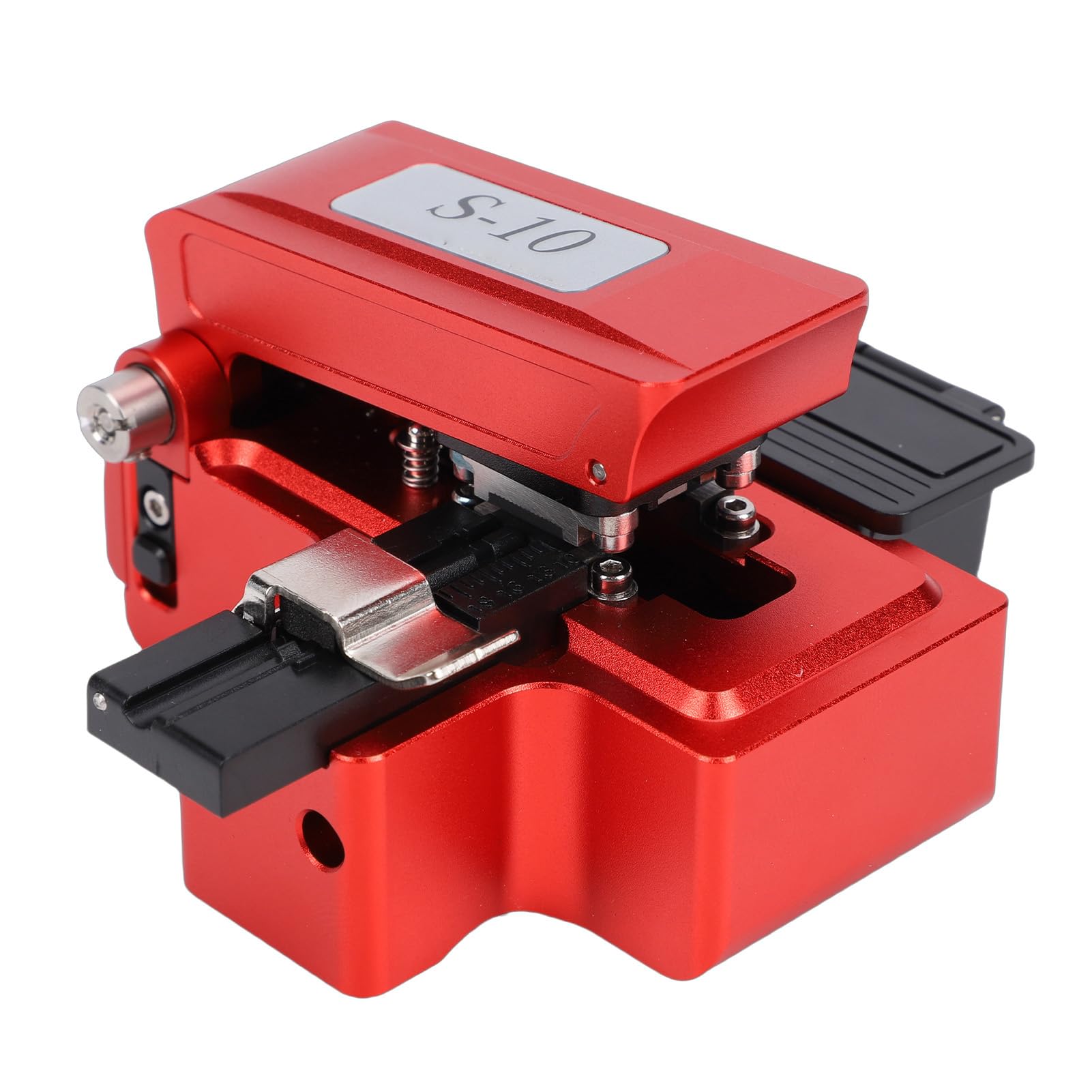 Fiber Optic Cleaver Professional Automatic Optical Cable Cutter with 3 in 1 Fixture for Fiber Optic Technicians 24 Cutting Points