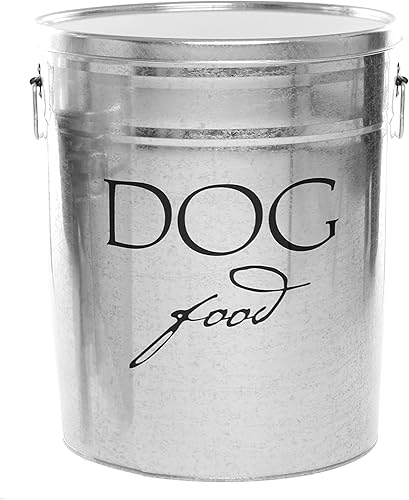 Miniatura 12 de Harry Barker Colección de almacenamiento de alimentos para mascotas, almacenamiento de alimentos blanco clásico, grande Capacidad de 40 libras
