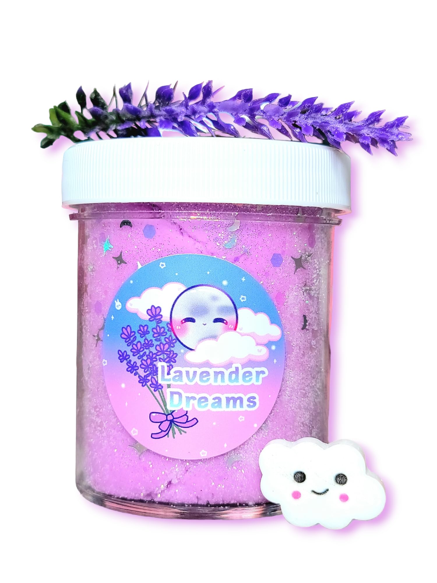 Lavender Dreams Handmade Cloud Slime 4oz - Hoshimi Slimes