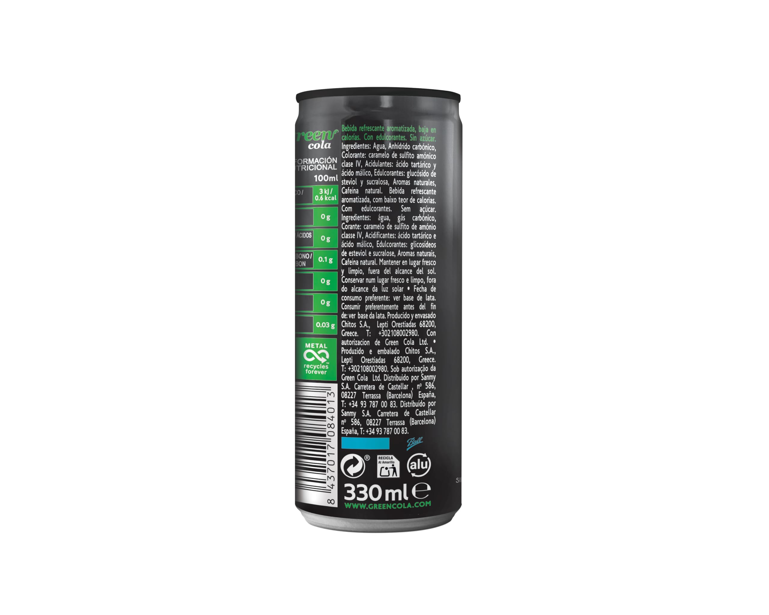 Green Cola 24 Latas - 33Cl