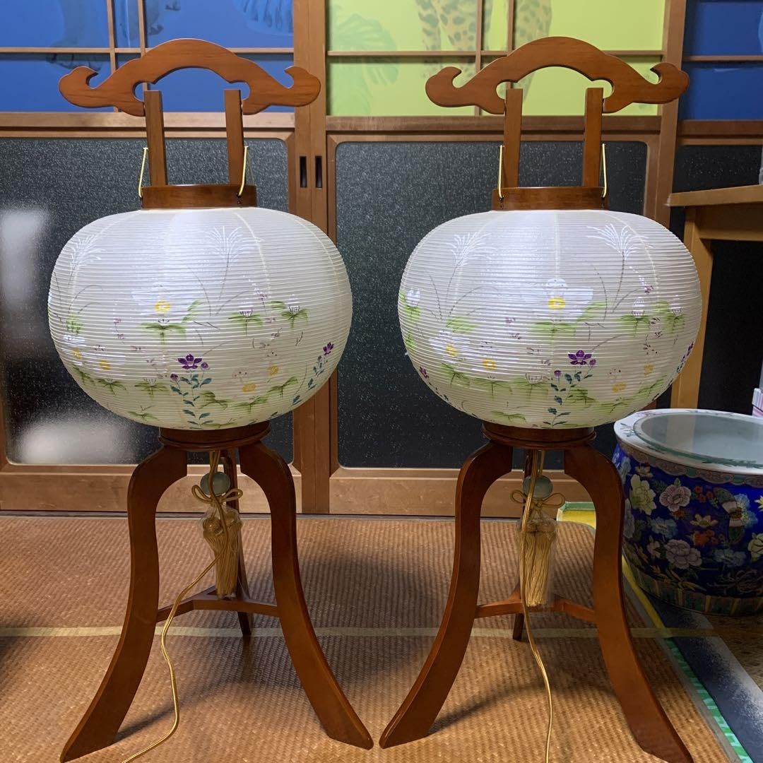 新品未使用　高級盆提灯　欅大11号絹二重絵　2個セット　ちょうちん 71606q-jOFL._UF350,350_QL50_.jpg