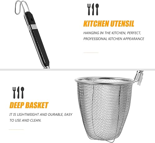 Miniatura 3 de Spaghetti Noodles Mesh Strainer Noodle Colander Pasta Basket Spaghetti Strainer Spoon for Pasta Cooking Kitchen Gadget Chopsticks Cestas