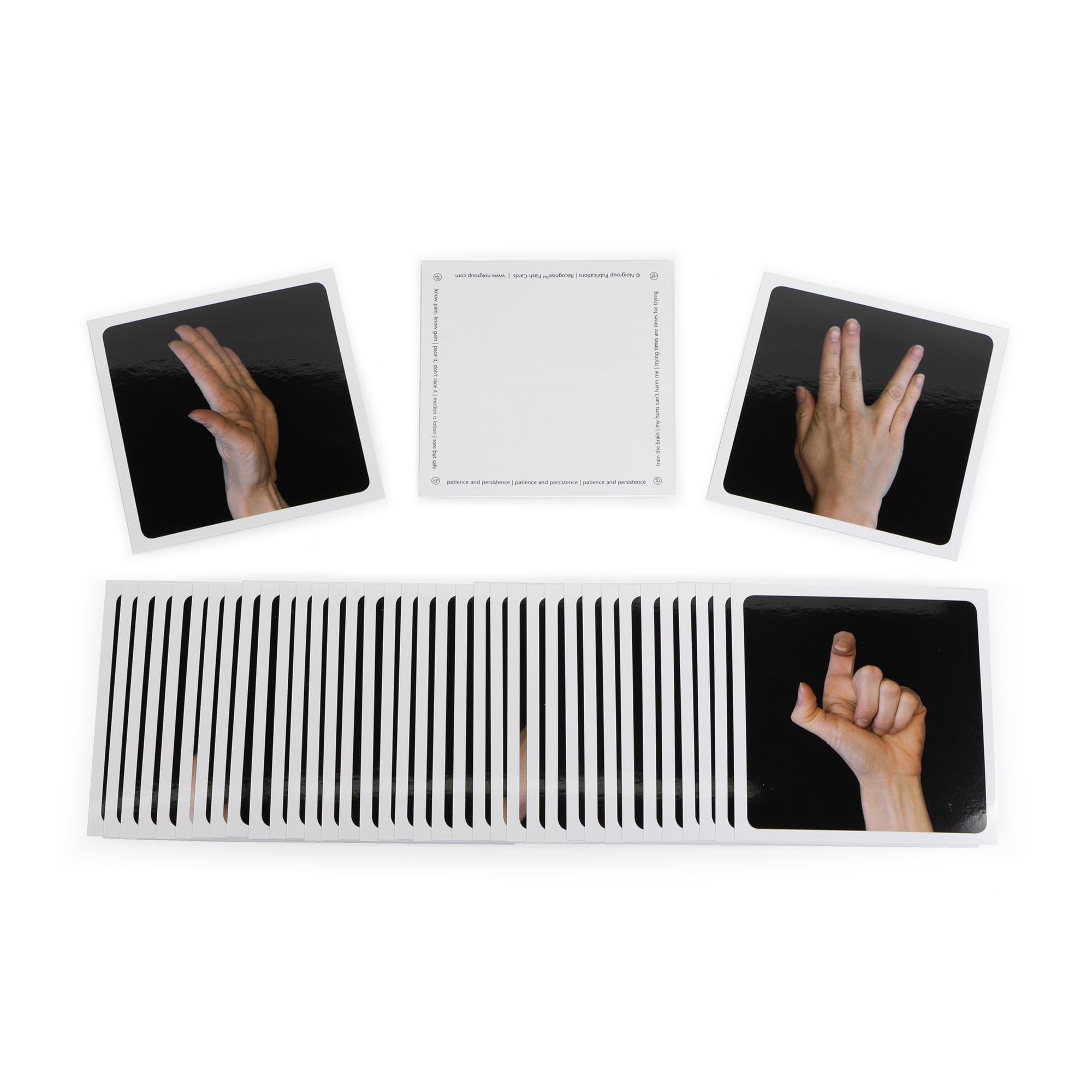 Amazon.com: OPTP NOI Recognise Hand Flash Cards — Perform Graded Motor  Imagery Techniques to Test Left/Right Discrimination Abilities —  Non-Returnable : Industrial & Scientific
