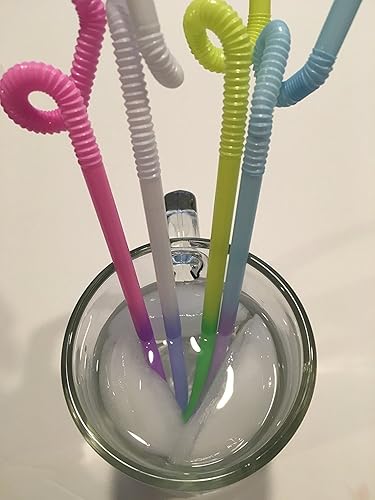 Miniatura 5 de FunFlex - Pajitas desechables que cambian de color (3 unidades)