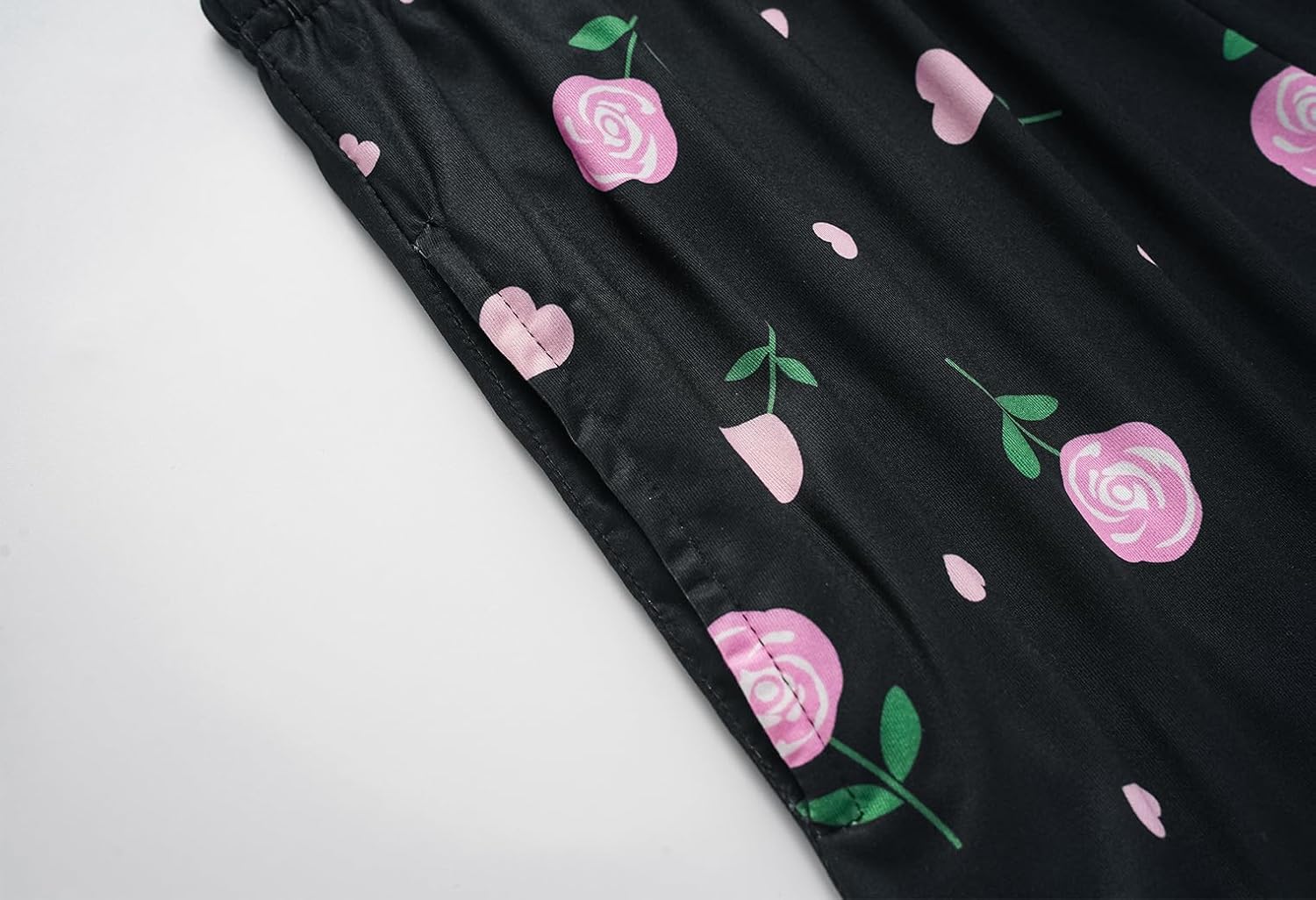 Vopmocld Girls 2PCS Pajama Sets Button Down Short Sleeve with Shorts Sleepwear Summer Cute Lounge Outfit Sets for Teens - Image 6