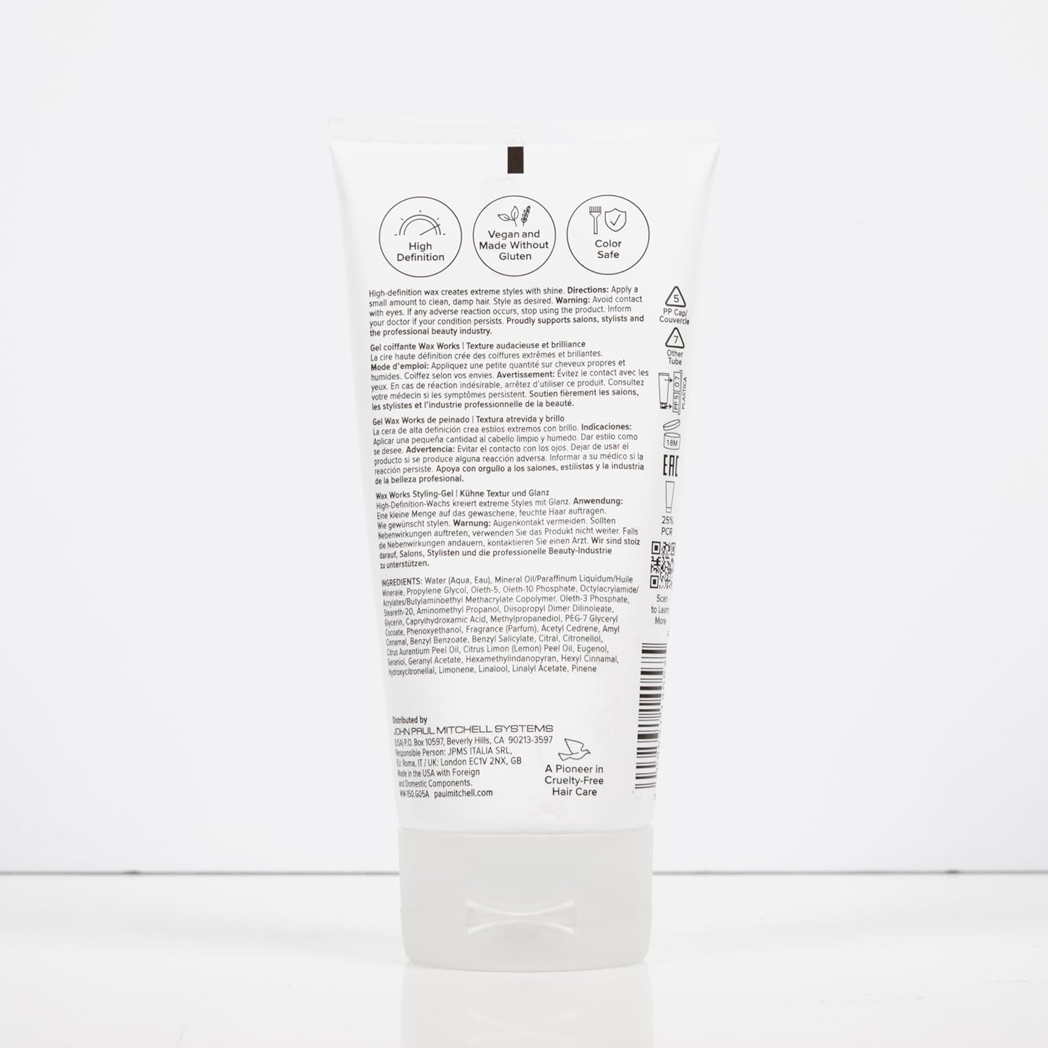 Paul Mitchell Wax Works Hair Gel, Flexible Hold, Bold Texture + Shine, For All Hair Types, 5.1 fl. oz - Image 7