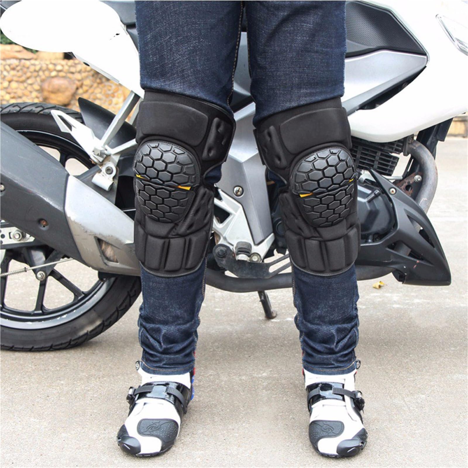 Ginocchiere Per Moto, Protezioni Per Ginocchia Da Motocross, Per Sci Tutori Per Ginocchio, Equipaggiamento Di Supporto