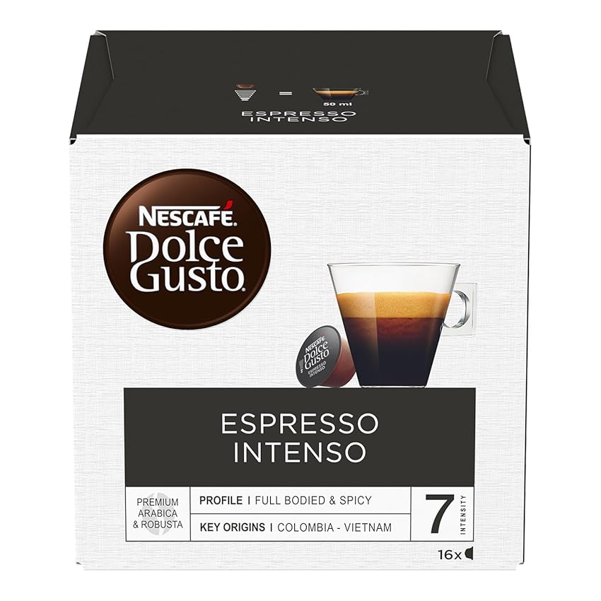Immagine del prodotto NESCAFÉ DOLCE GUSTO Espresso Intenso Caffè, 6 Confezioni da 16 Capsule (96 capsule)