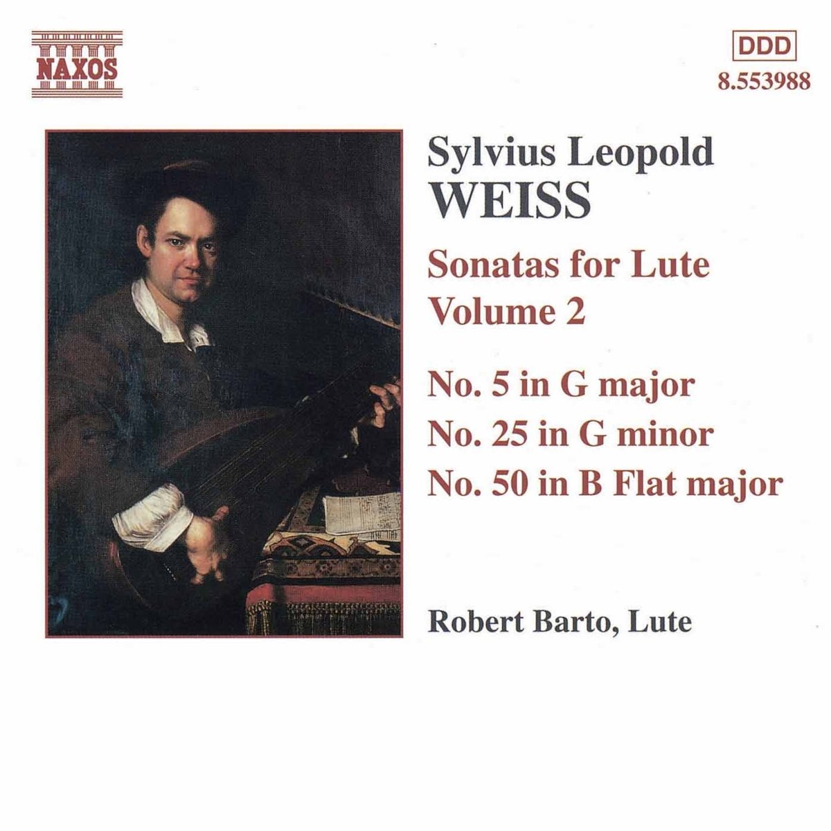 Weiss: Sonatas for Lute, Vol.2