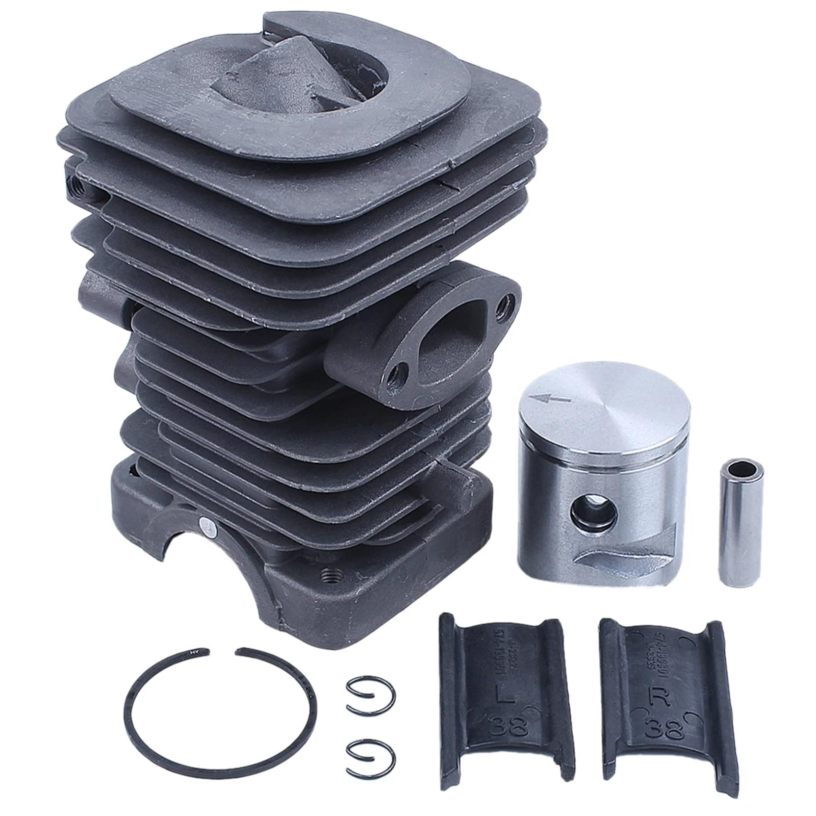 Kit de bujías de cojinete de cigüeñal y pistón de cilindro de 39 mm apto for motosierras h-u-s-q-v-a-r-n=a 240 240E 235E 235 236 236E