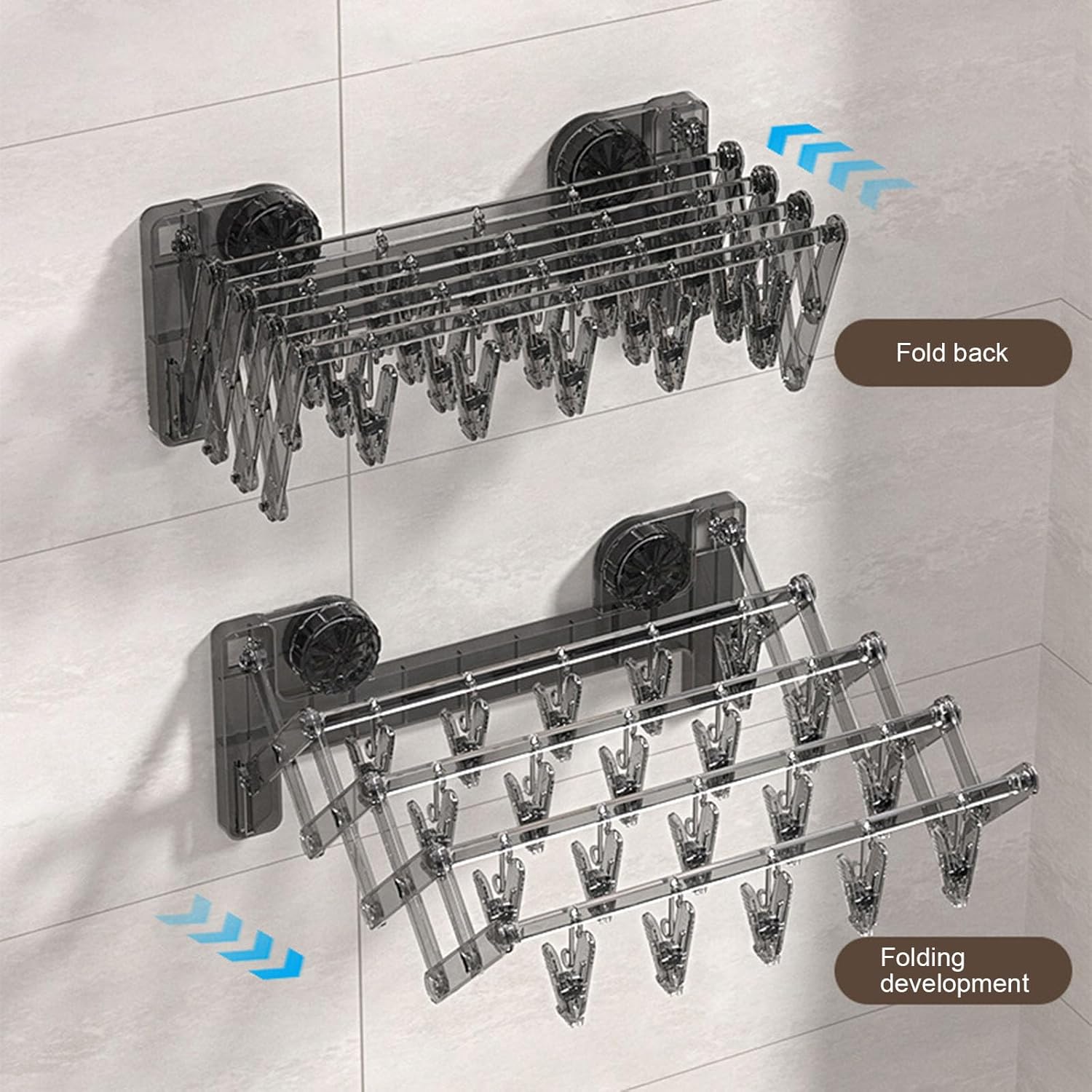 Simple Styles Foldable Sock Holder Portable Foldable Sock Airer Organizers Suitable for Renters and Small Homes Clothes Drying Solution