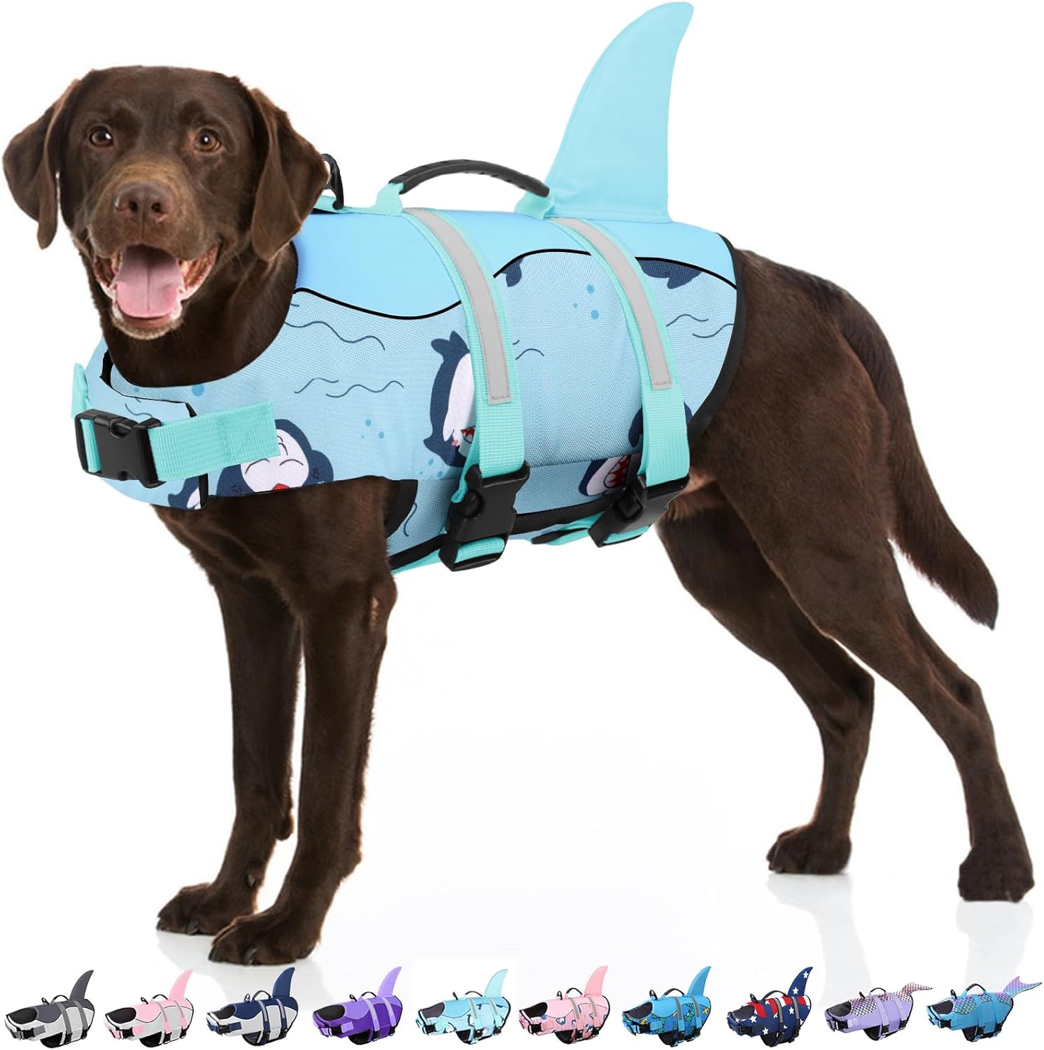 Bess Bridal Shark Dog Life Jacket XL