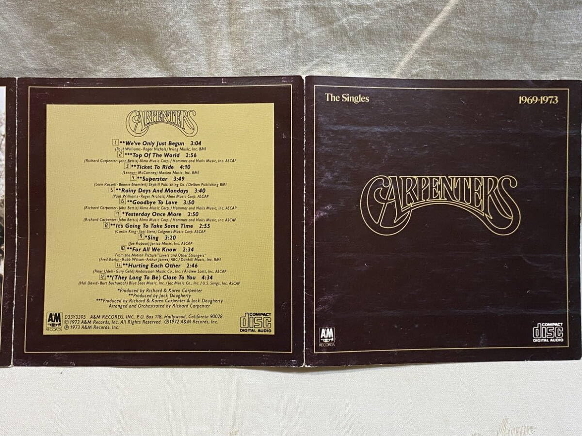 Amazon.co.jp: CARPENTERS - THE SINGLES 1969～1973 D33Y3395