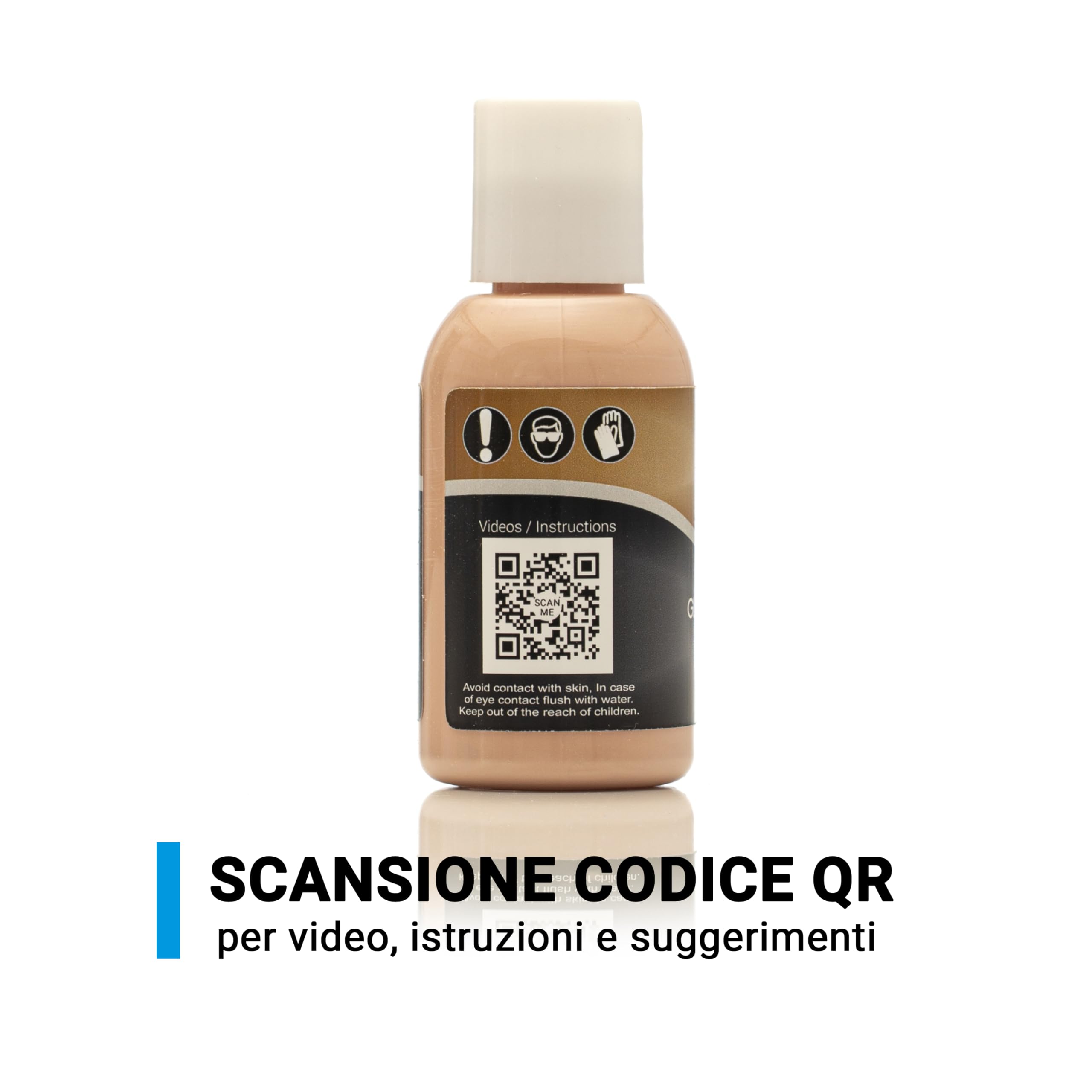 Pasta Lucidante Per Vetri - Ossido Di Cerio 250 Ml, 2,3 Micron | Professionale Per Rimuovere Graffi E Macchie - Foto 3