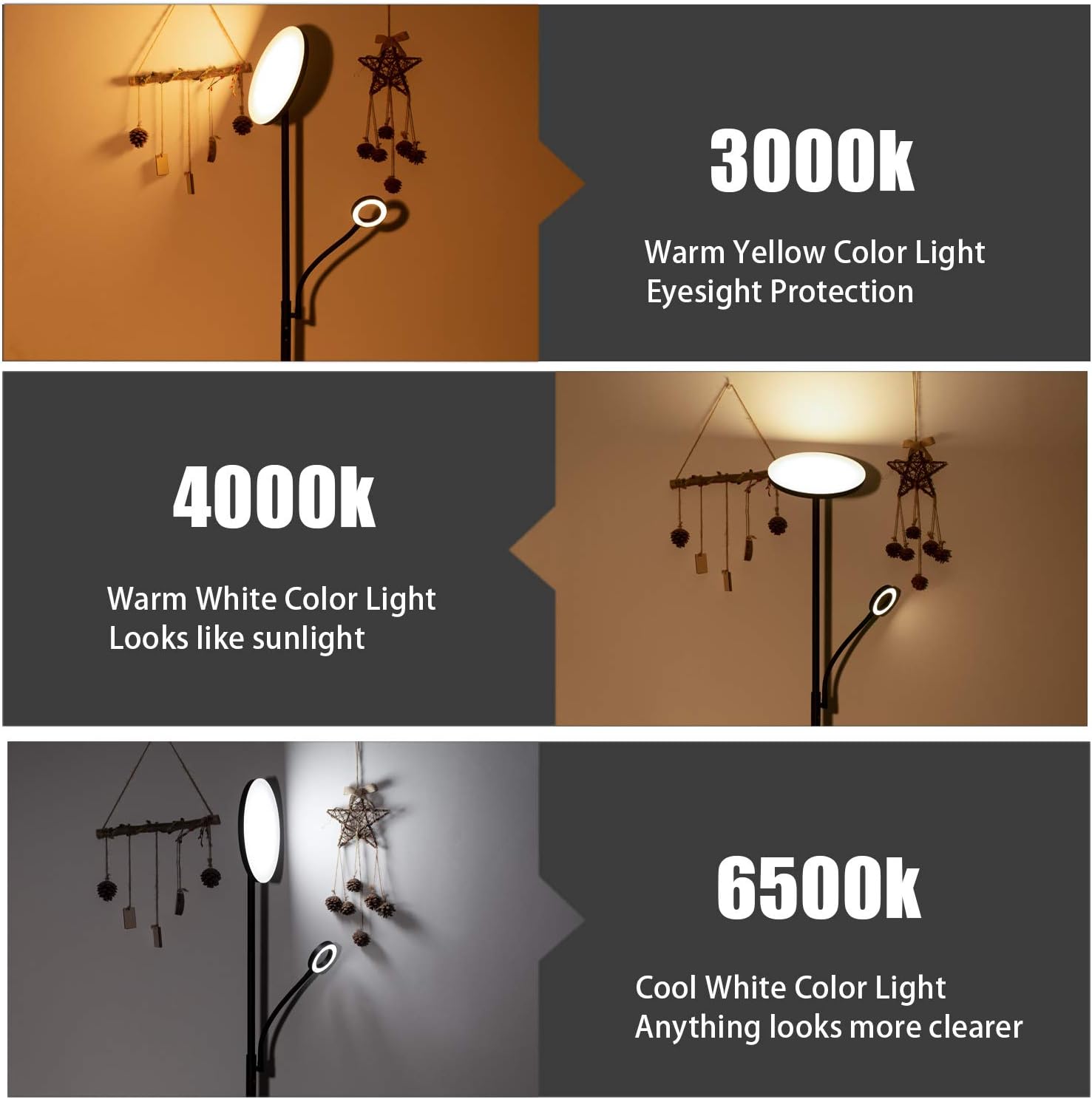 Flash Deals - 80% OFF Befano Floor Lamps for Living Room, High Lumen Floor Lamps 6500K Max Modern Long Lifespan Energy-Saving Dimmable Floor Lamp
