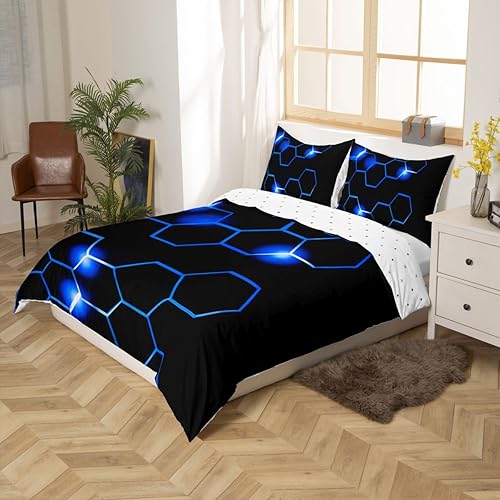Miniatura 107 de Juego de ropa de cama de panal para niños, juegos de deportes sobre hielo, funda de edredón para niños, adolescentes, decoración de dormitorio