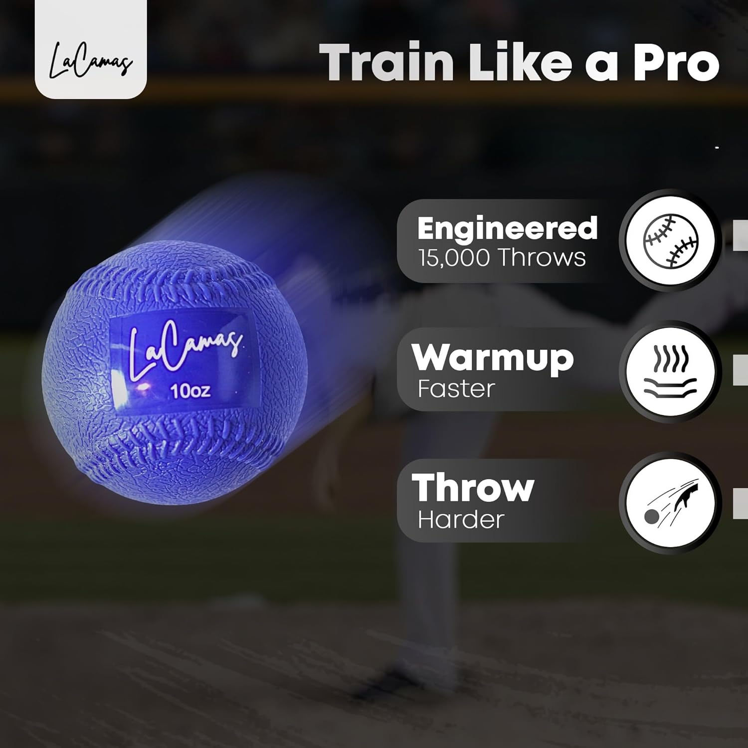 Plyometric Balls for Baseball – Weighted Throwing Set (3.5oz–32oz) with Stitched Seams – 6 Soft-Shell Balls + Carry Bag + Free 6-Week Throwing Program – Arm Care & Velocity Trainer