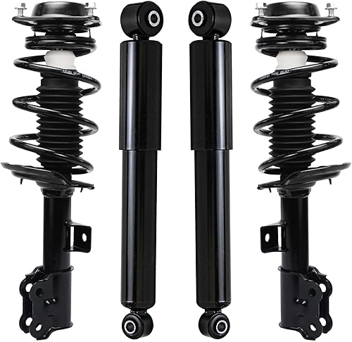 Miniatura 41 de Detroit Axle - Amortiguadores para Chevy Trailblazer EXT SSR GMC Envoy XL XUV Buick Rainier Saab 9-7x Isuzu Ascender 2 puntales delanteros con