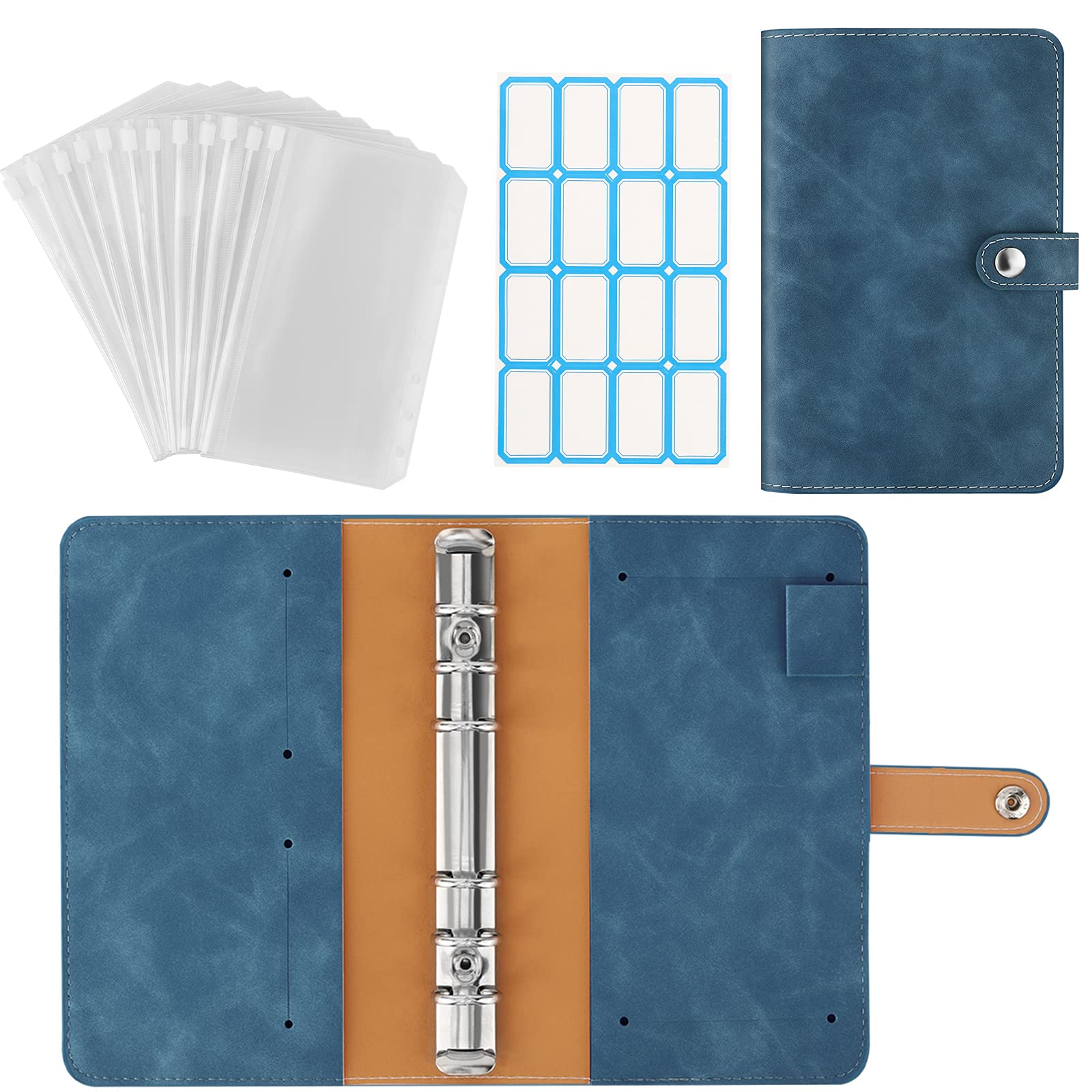 Buy Dadanism Budget Binder with Zipper Envelopes,A6 Budget Binder PU