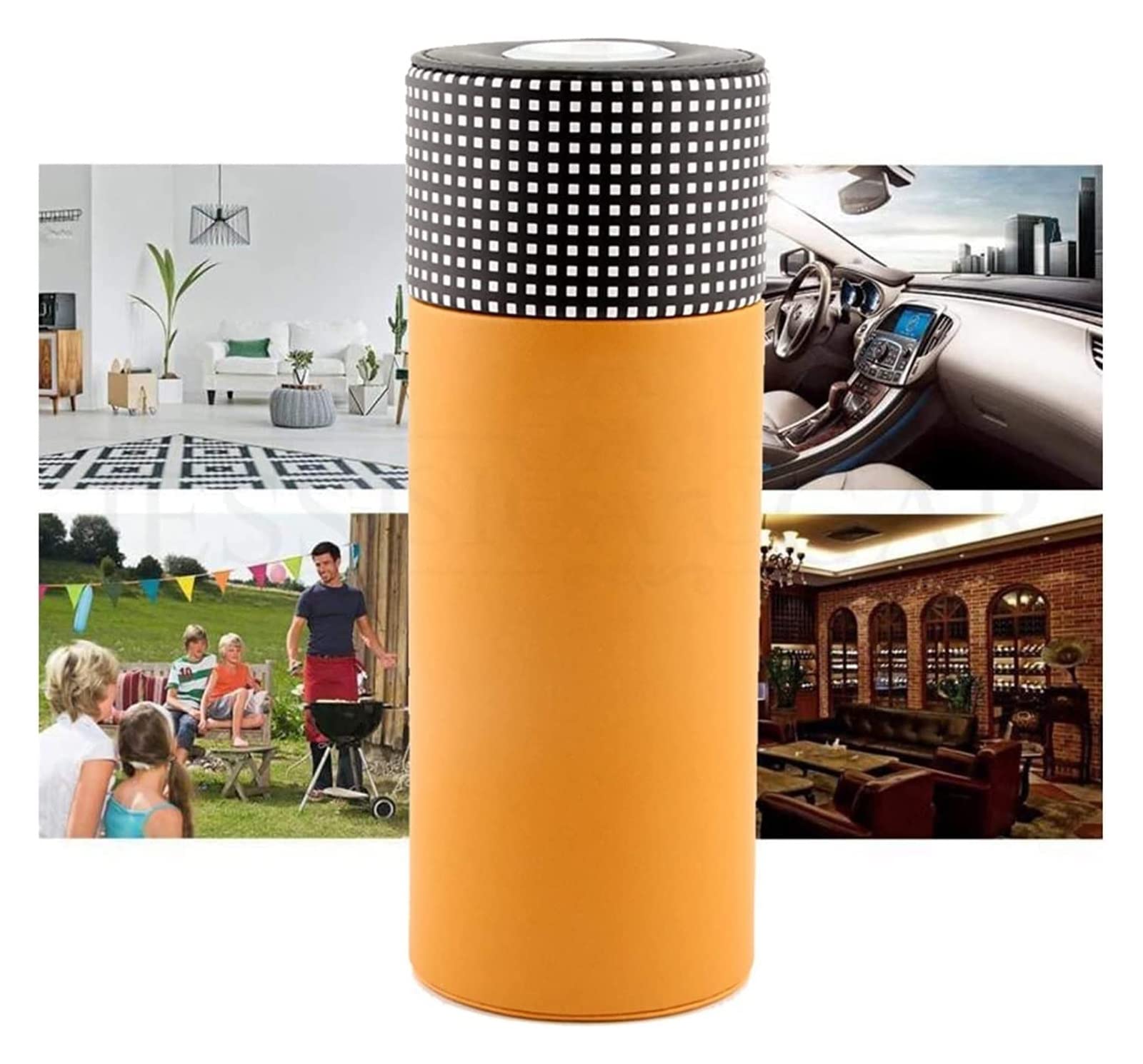Scatola per sigari, umidificatore per sigari, umidificatore in Pelle da Viaggio, Porta sigari Portatile, umidificatore igrometro, Scatola Adatta per 5 sigari