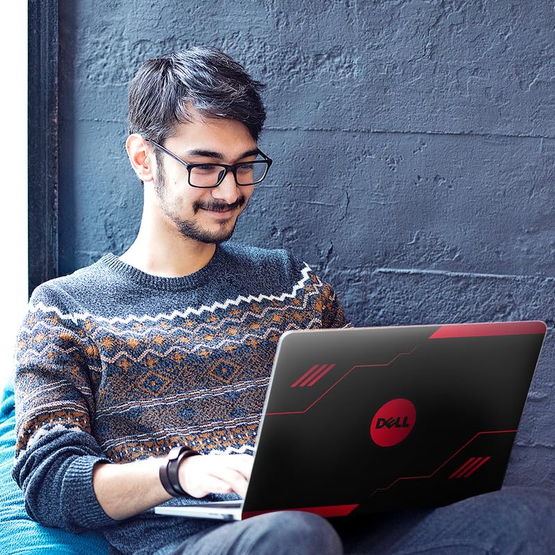 Image of Galaxsia DSGN 299 Full Body Laptop Skin Bubble-Free| Laminated & Removable | HD Quality Sticker for Laptops Upto 15.6 Inches Compatible with DELL