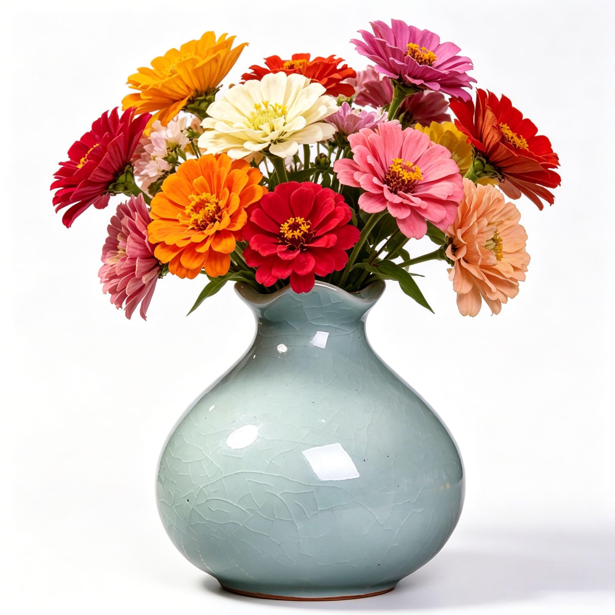 Chinese Ceramic Vase, Porcelain, Flower Vase, Chinese Antique Ceramic Vases, For Living Room, Home Decoration, Office
