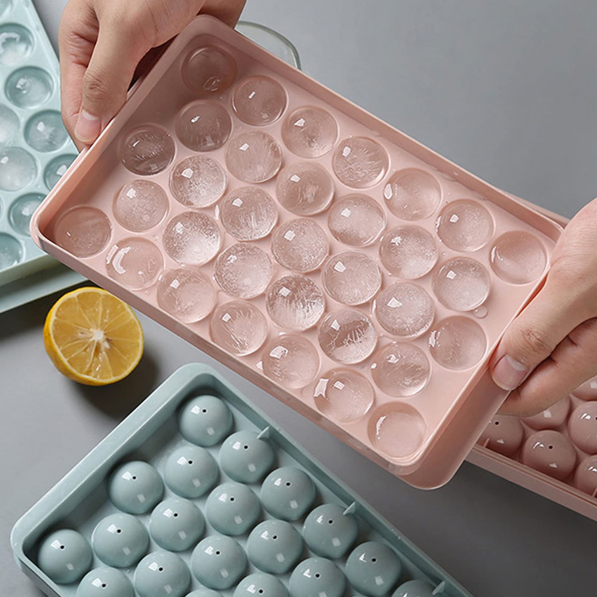 ❤未使用❤丸い氷　シリコン　製氷皿　丸氷　アイス Amazon | 製氷皿 丸い氷 製氷器 製氷機 アイスボール 丸い 氷 球体 丸