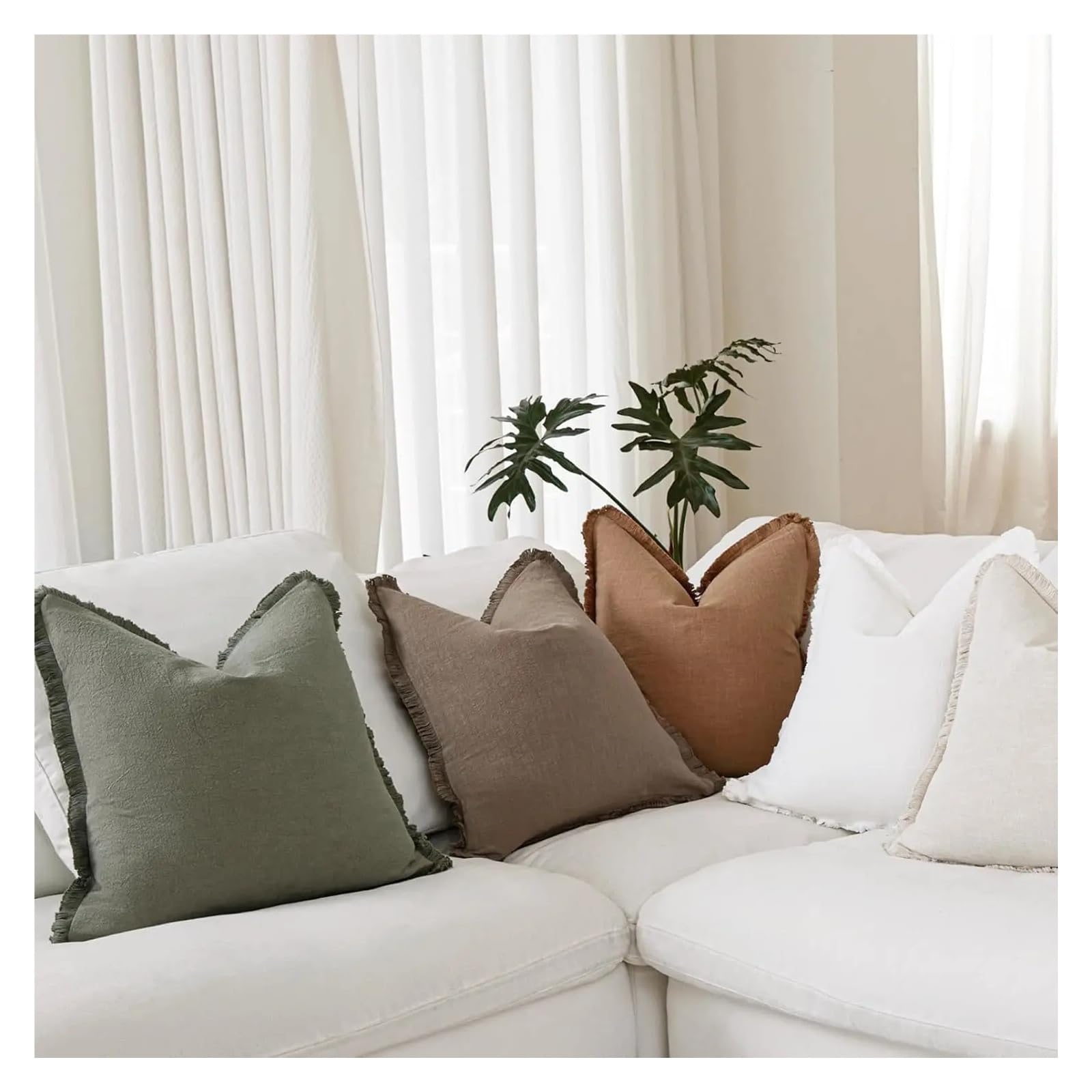 Funda de almohada de estilo nórdico retro de 45 x 45 cm, funda de cojín negra para sala de estar, decoración del hogar, elegante funda de almohada cuadrada decorativa (1 unidad)