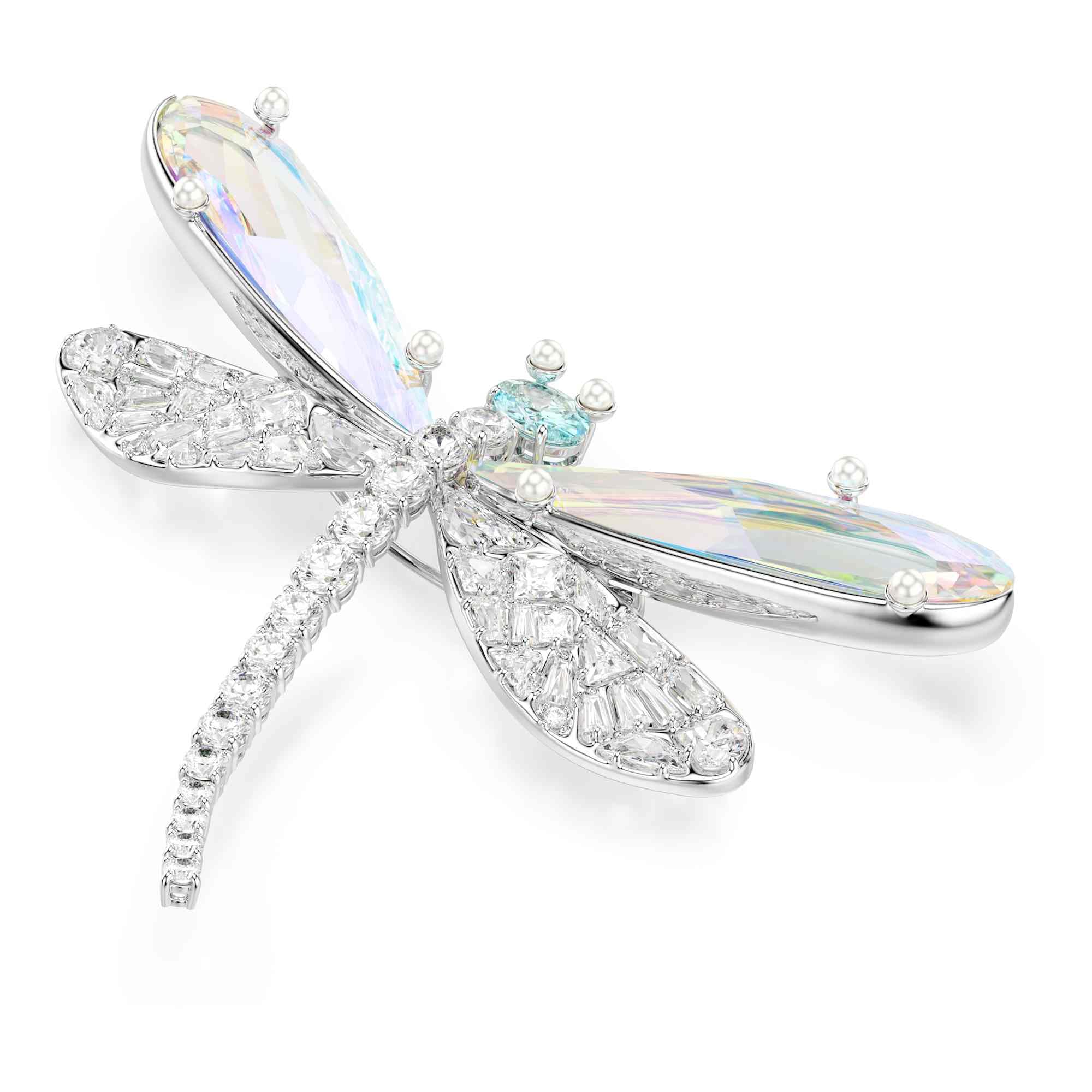 Swarovski x Ariana Grande Collezione, Tagli misti, Libellula, Placcato rodio