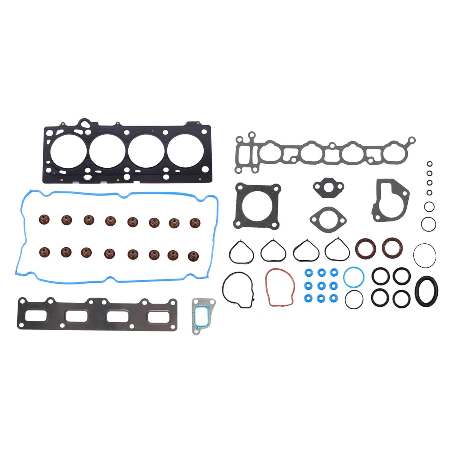 DNJ HGB165 Cylinder Head Gasket Set with Head Bolt Kit for 2002-2007 Chrysler Sebring 2.4L 2429cc 148cid L4 DOHC
