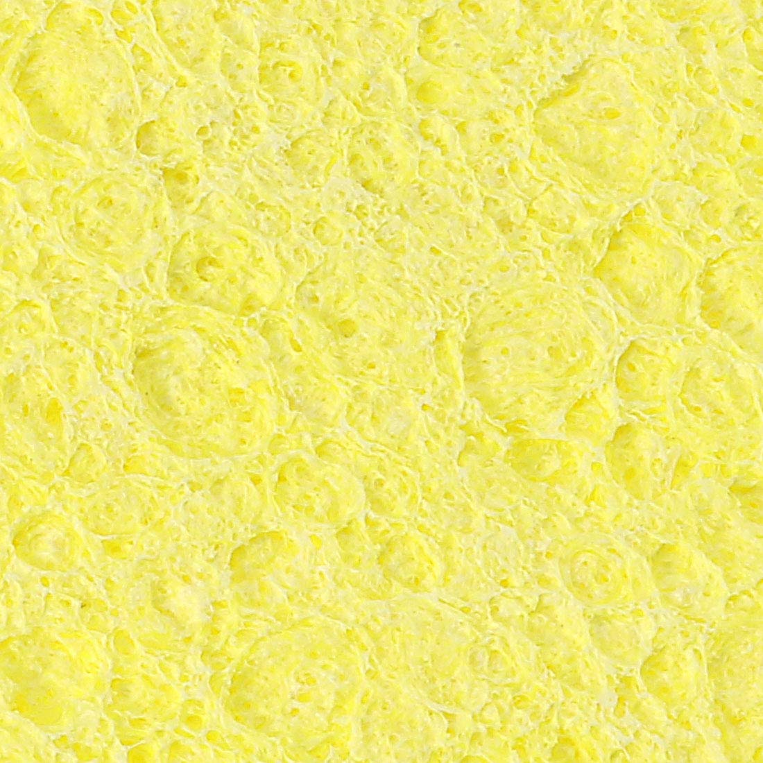 Soldering Sponge 56x56x1.5mm For Iron Tips Cleaner Square Yellow 10pcs