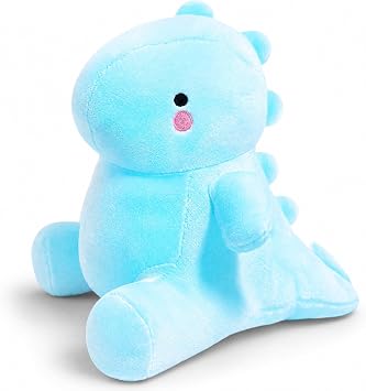 10 Inch Blue Dinosaur Stuffed Animal Plush Toys, Cute Dinosaur Stuffed Animals for Boys and Girls, Kawaii Dino Plushies, Dino Plush Toys for Classroom Prizes, Birthday Gifts, Party Favors