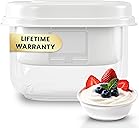 Ultimate Yogurt Strainer - Make Delicious, High Protein, Greek Yogurt - 70%!L(MISSING)ess Sugar & Lactose - Fine Mesh Nylon Greek Yogurt Maker - 100%!B(MISSING)PA-Free & Dishwasher Safe with Large 2.3 Quart Capacity
