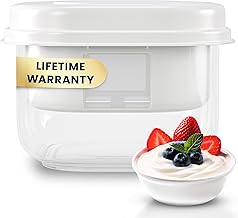 Ultimate Yogurt Strainer - Make Delicious, High Protein, Greek Yogurt - 70% Less Sugar & Lactose - Fine Mesh Nylon Greek Yogurt Maker - 100% BPA-Free & Dishwasher Safe with Large 2.3 Quart Capacity
