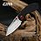 CJRB Maileah pocket knife, folding knife with 2.39\'\' Damascus Steel Blade, Black G10 Handle EDC Knife for Men Outdoor Survival Camping Limited Edition (J1918D)