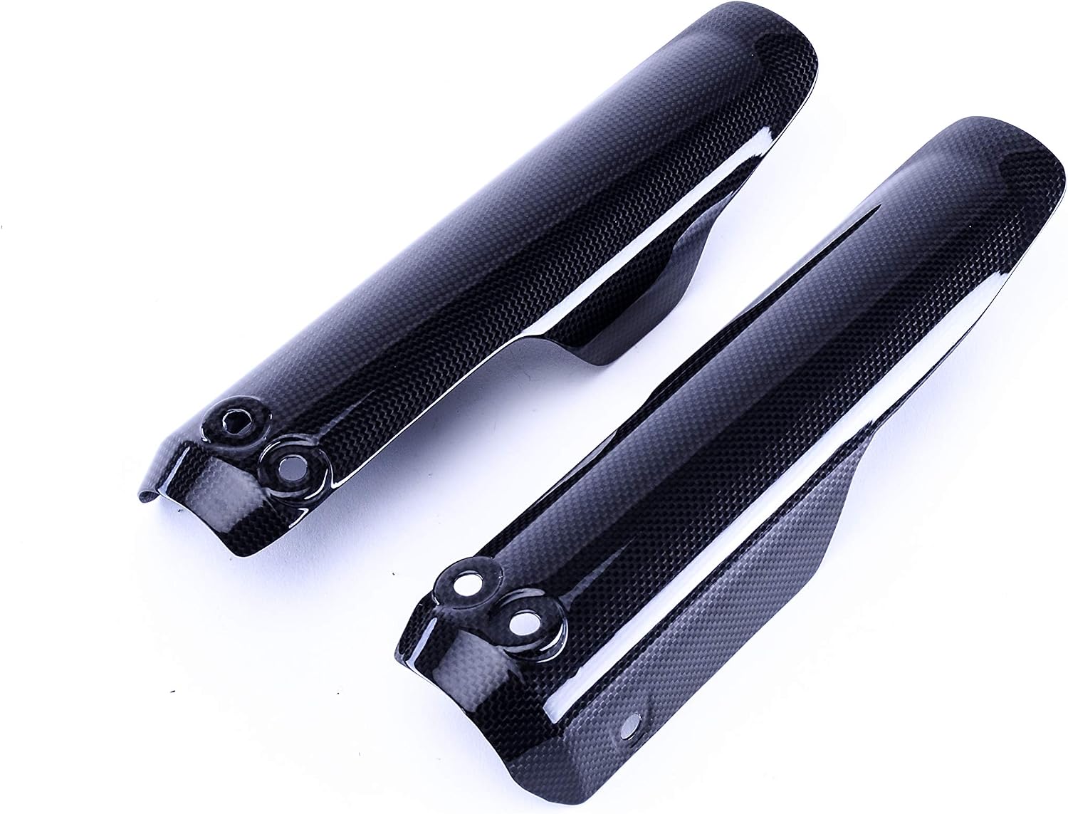 Bestem Carbon Fiber Front Fork Fenders Protectors Cover Guards Cowl for 2017 2018 Ducati Scrambler Desert Sled
