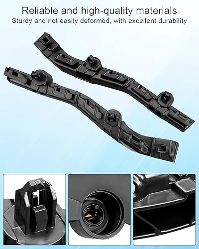 Miniatura 2 de Par de soportes de parachoques para Dodge Avenger 2011 2012 2013 2014, soporte de cubierta lateral de parachoques delantero reemplazar 68081558AA